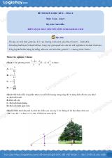 Đề thi giữa kì 2 Toán 8 - Đề số 6 - Cánh diều
